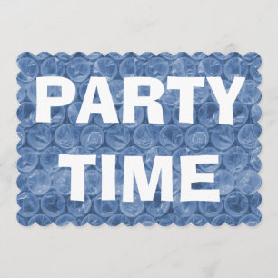 Invitación a la fiesta de cumpleaños de Blue Bubbl