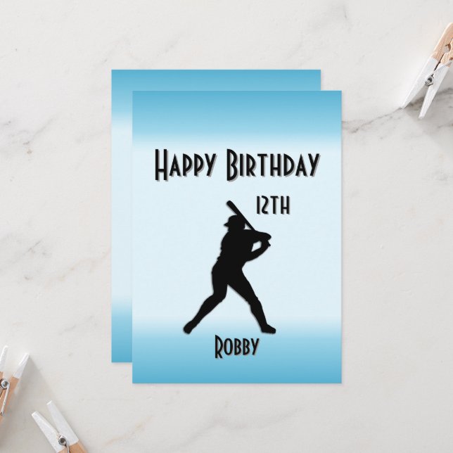 Invitación a la fiesta de cumpleaños de Blue Ticke (Anverso/Reverso In Situ)