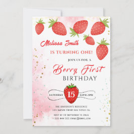 Invitación a la fiesta de cumpleaños de Blueberry