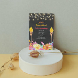 Invitación a la fiesta de cumpleaños de bonito Lua