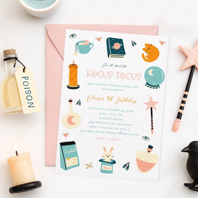 Invitación a la fiesta de cumpleaños de brujas par (Subido por el creador)