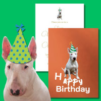Invitación a la fiesta de cumpleaños de Bull Terri