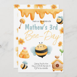 Invitación a la fiesta de cumpleaños de Bumble Bee