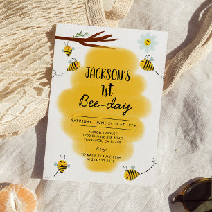 Invitación a la fiesta de cumpleaños de Bumble Bee