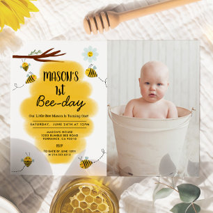 Invitación a la fiesta de cumpleaños de Bumble Bee