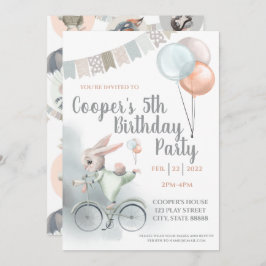 Invitación a la fiesta de cumpleaños de Bunny