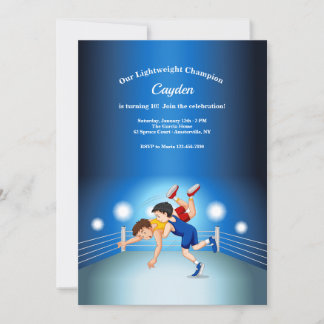 Invitación a la fiesta de cumpleaños de campeón li