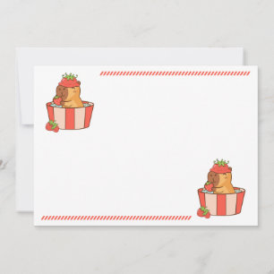 Invitación a la fiesta de cumpleaños de Capybara  