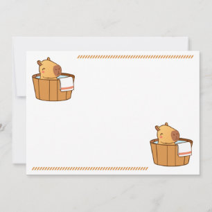 Invitación a la fiesta de cumpleaños de Capybara  