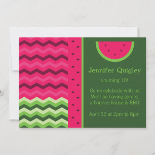 Invitación a la fiesta de cumpleaños de Chevron Wa