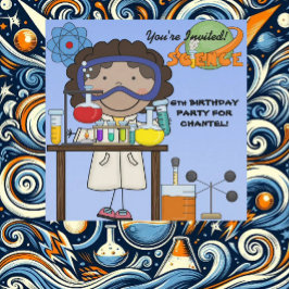 Invitación a la fiesta de cumpleaños de chica