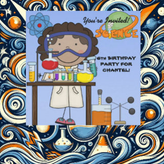 Invitación a la fiesta de cumpleaños de chica
