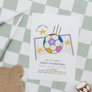 Invitación a la fiesta de cumpleaños de chicas