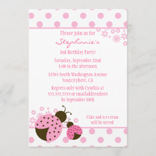 Invitación a la fiesta de cumpleaños de chicas chi