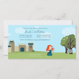 Invitación a la fiesta de cumpleaños de chicas de