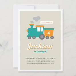Invitación a la fiesta de cumpleaños de Choo Choo