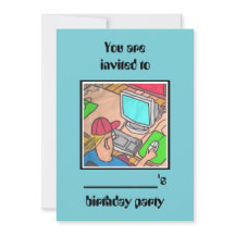 Invitación a la fiesta de cumpleaños de #computado