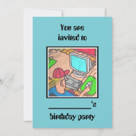 Invitación a la fiesta de cumpleaños de #computado