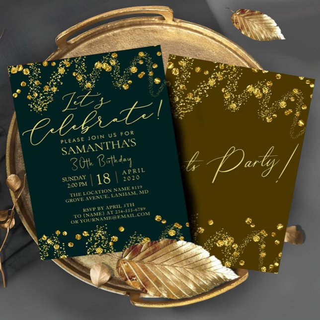 Invitación a la fiesta de cumpleaños de Confetti (Subido por el creador)