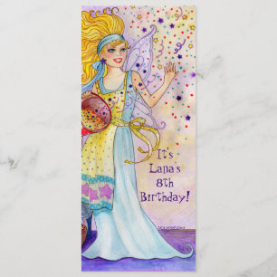 Invitación a la fiesta de cumpleaños de Confetti F