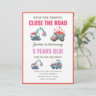 Invitación a la fiesta de cumpleaños de Construcci