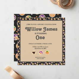 Invitación a la fiesta de cumpleaños de Cookie de 