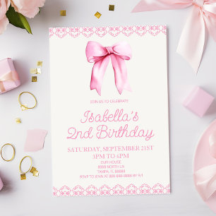 Invitación a la fiesta de cumpleaños de Coquette B