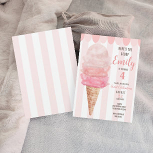Invitación a la fiesta de cumpleaños de Crema de H