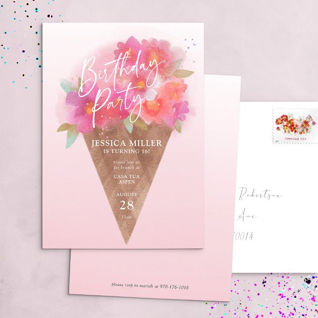 Invitación a la fiesta de cumpleaños de Crema de H (Subido por el creador)