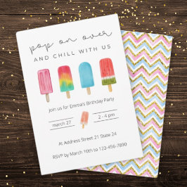 Invitación a la fiesta de cumpleaños de crema de h