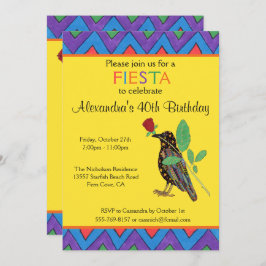 Invitación a la fiesta de cumpleaños de Crow & Ros