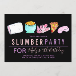 Invitación a la fiesta de cumpleaños de Cuadros pa