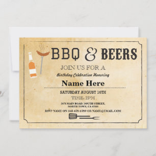 Invitación a la fiesta de cumpleaños de cualquier 