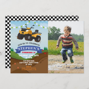 Invitación a la fiesta de cumpleaños de cuatro cic