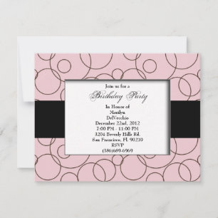 Invitación a la fiesta de cumpleaños de CUTE Sweet