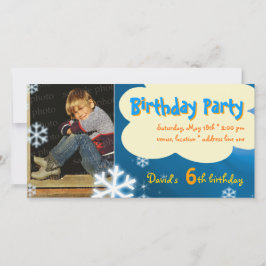 Invitación a la fiesta de cumpleaños de David