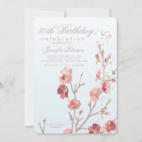 Invitación a la fiesta de cumpleaños de Dogwood ro