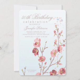 Invitación a la fiesta de cumpleaños de Dogwood ro