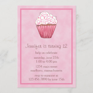 Invitación a la fiesta de cumpleaños de dulces pas