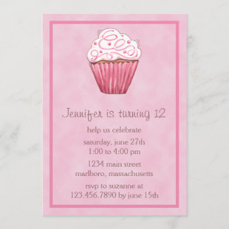 Invitación a la fiesta de cumpleaños de dulces pas