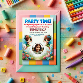 Invitación a la fiesta de cumpleaños de Fairy Gard