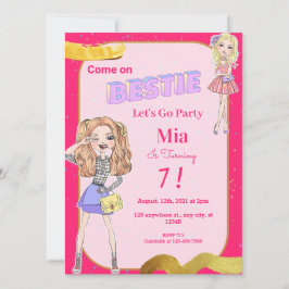 Invitación a la fiesta de cumpleaños de Fashion Do