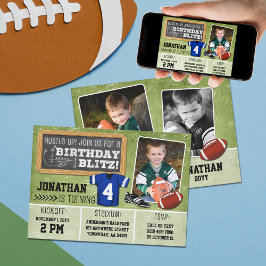 Invitación a la fiesta de cumpleaños de Football B