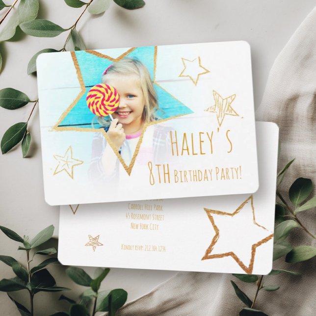 Invitación a la fiesta de cumpleaños de Fun Star G (Subido por el creador)