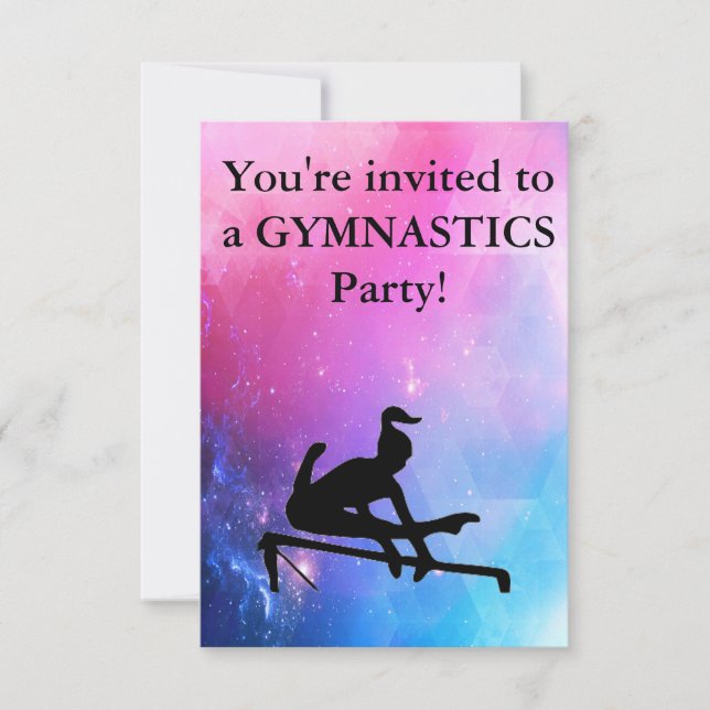 Invitación a la fiesta de cumpleaños de Gimnasia (Anverso)
