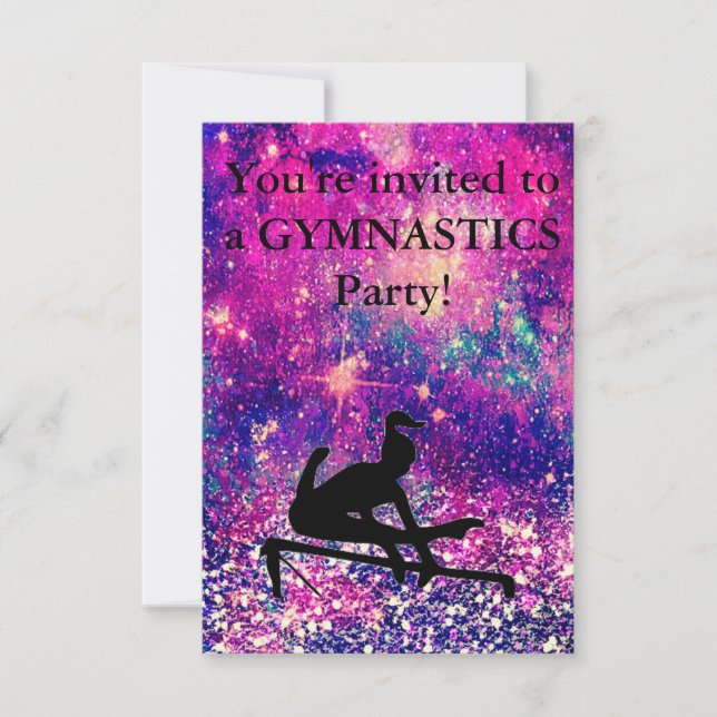 Invitación a la fiesta de cumpleaños de Gimnasia (Anverso)