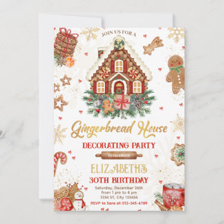Invitación a la fiesta de cumpleaños de Gingerbrea
