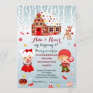 Invitación a la fiesta de cumpleaños de Gingerbrea