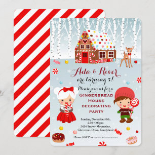 Invitación a la fiesta de cumpleaños de Gingerbrea
