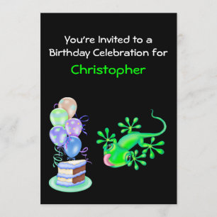 Invitación a la fiesta de cumpleaños de Green Liza